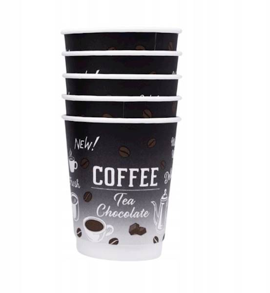 Kubek termiczny 100% papier 2w FI80 250ml 25SZT