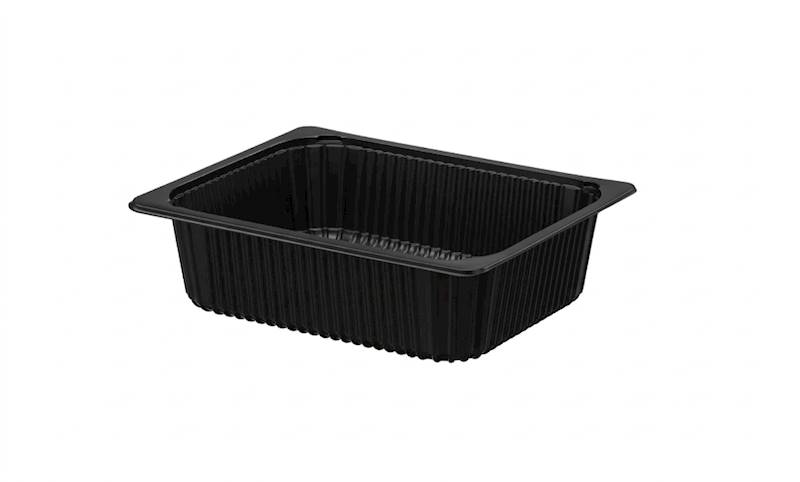 Pojemnik Cateringowy GN1/2 325x265x80 mm PP Czarny