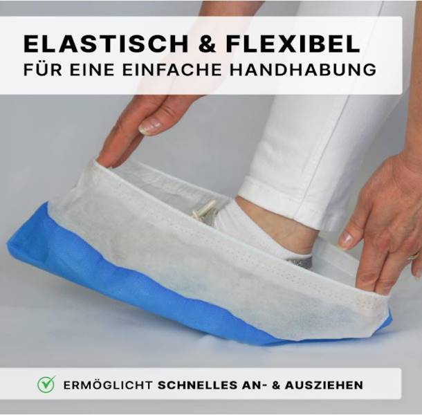 Ochraniacze wielorazowe CPE/PP na buty 50 szt.