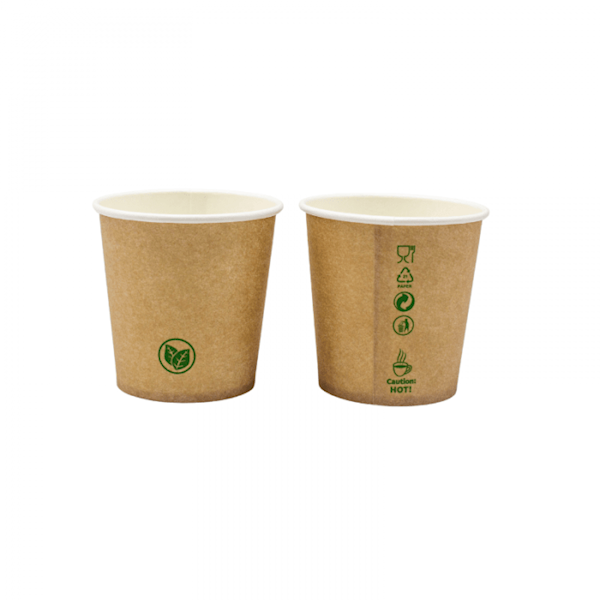 Kubek 100% Papierowy Kraft 100ml 50SZT