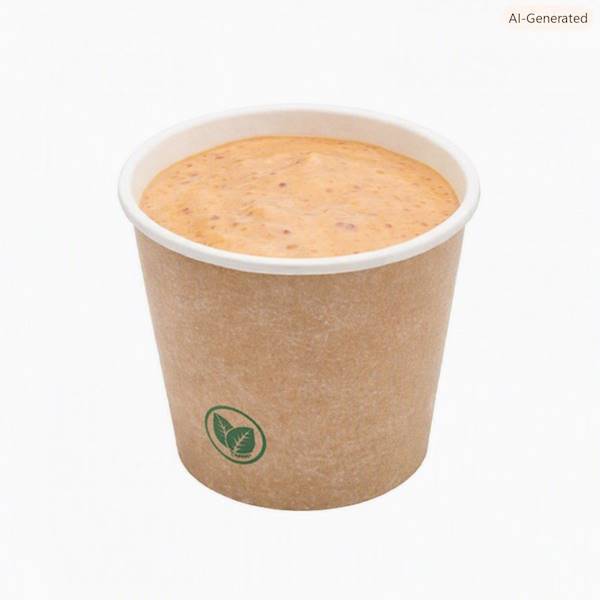 Pojemnik Kubek 100% Papierowy FI62 80ml 50SZT