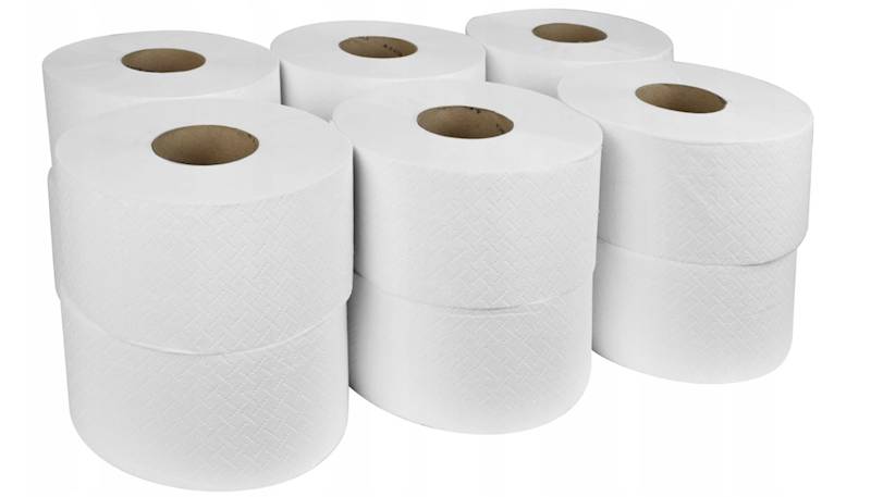 Papier toaletowy Jumbo celuloza 2W 120m 12szt
