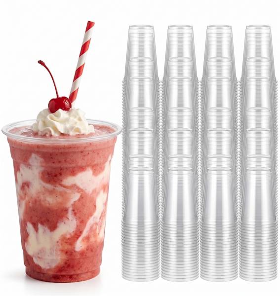 Kubek Crystal PET Shake 300/450 ml FI95 50szt K16