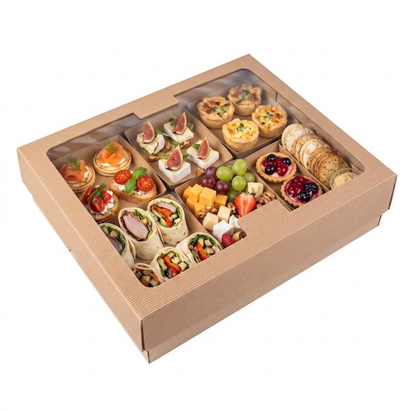 Pudełko Party Box premium z oknem 355×300×90 10szt