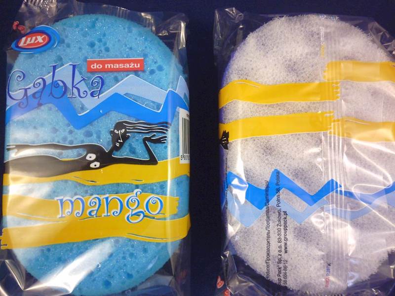 GĄBKA MANGO owal masaż