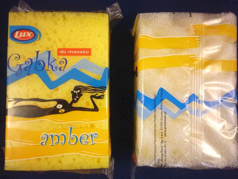 GĄBKA AMBER prost.masaż