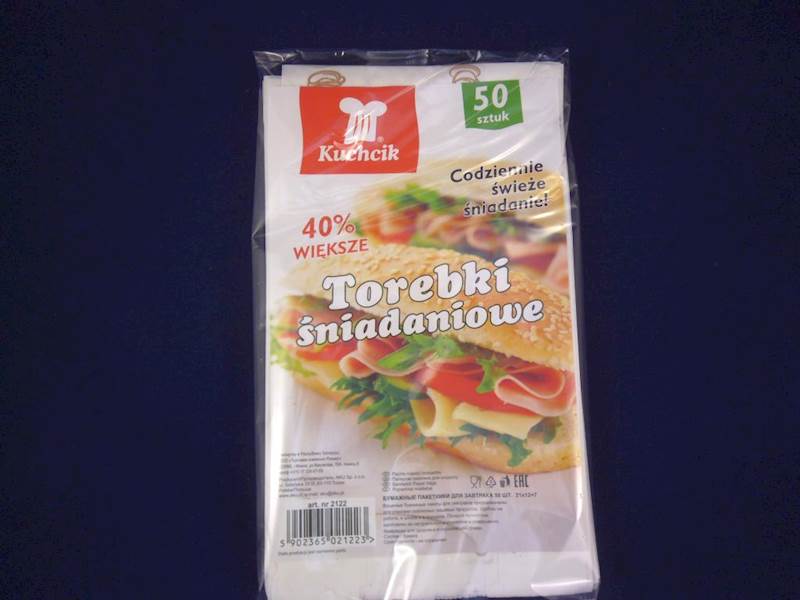 TOREBKI śniadaniowe papier.