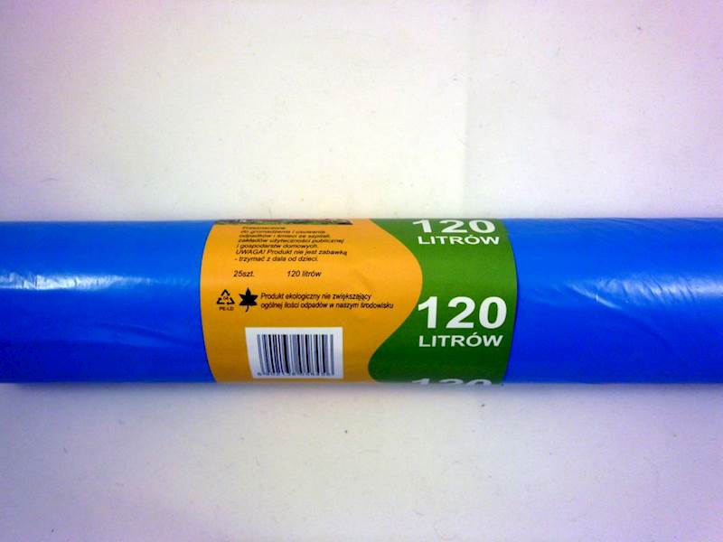 WORKI NA ŚMIECI 120L/25/niebieskie