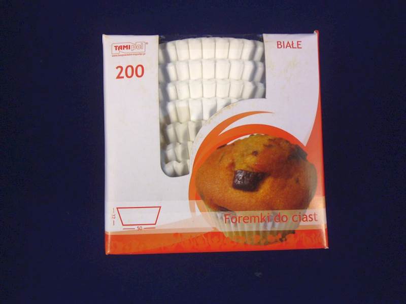 Foremka do ciast BIAŁE 50x32 200szt