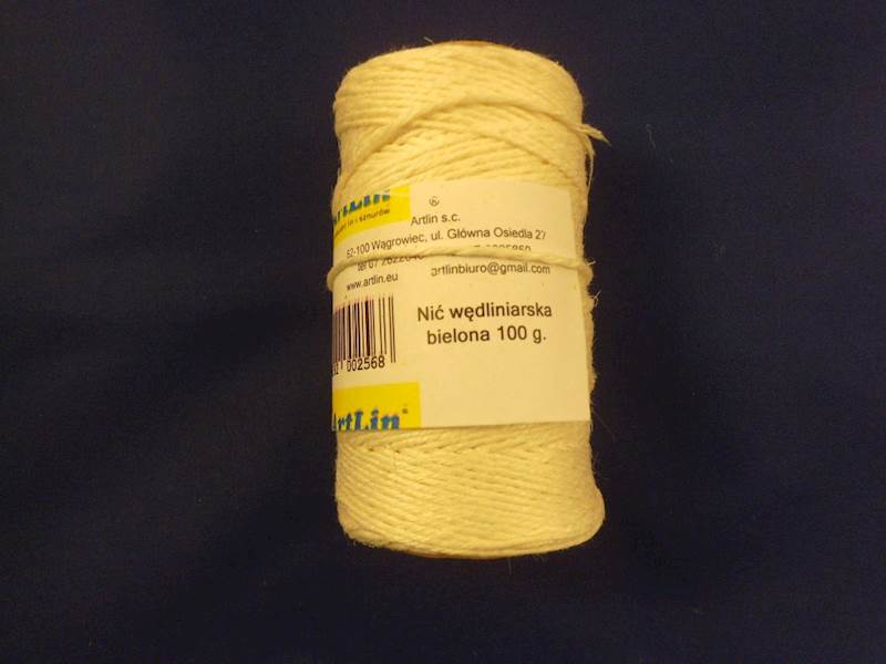 NIĆ wędliniarska bielona 100g