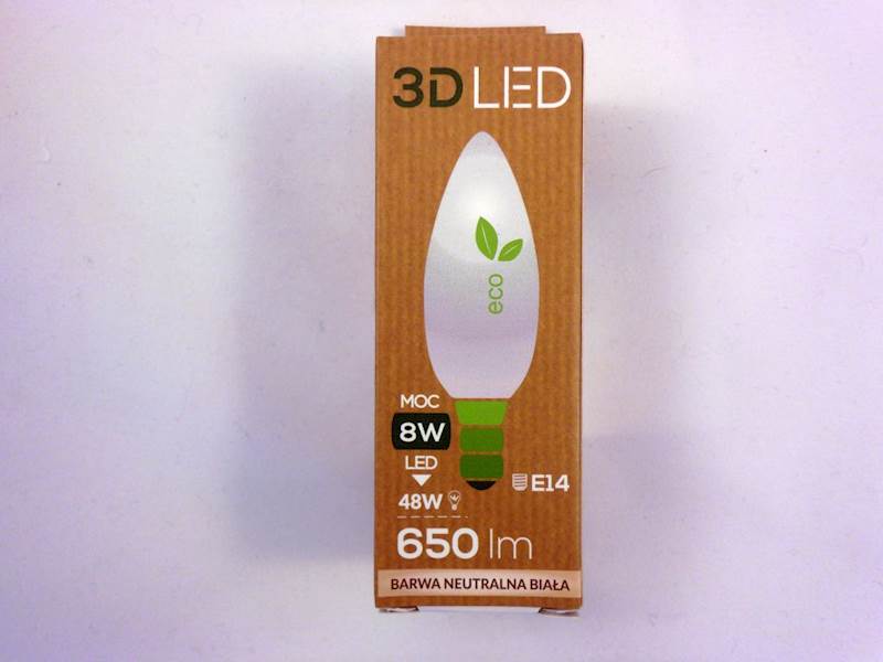 E-14 8W LED neutr.
