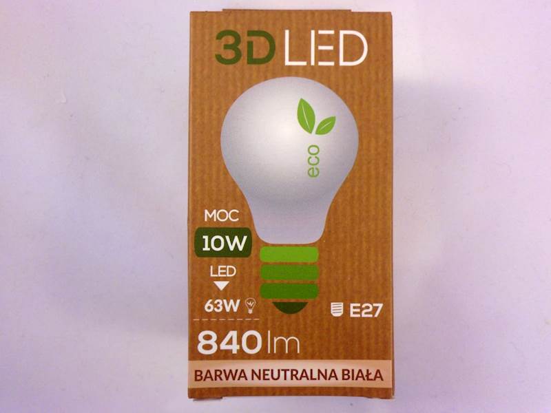 E-27 10W LED neutr.