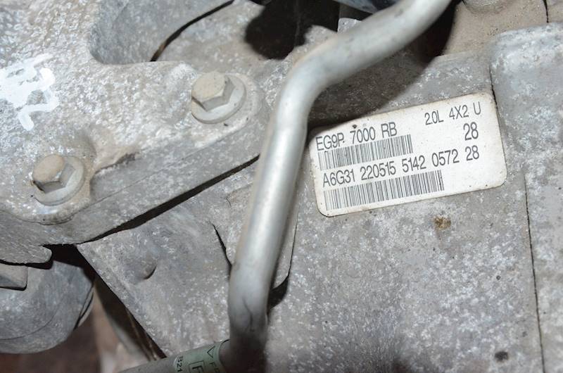 Skrzynia biegów Ford Mondeo Mk5 2.0 TURBO 240 KM AUTOMAT EG9P-7000-RB A6G31