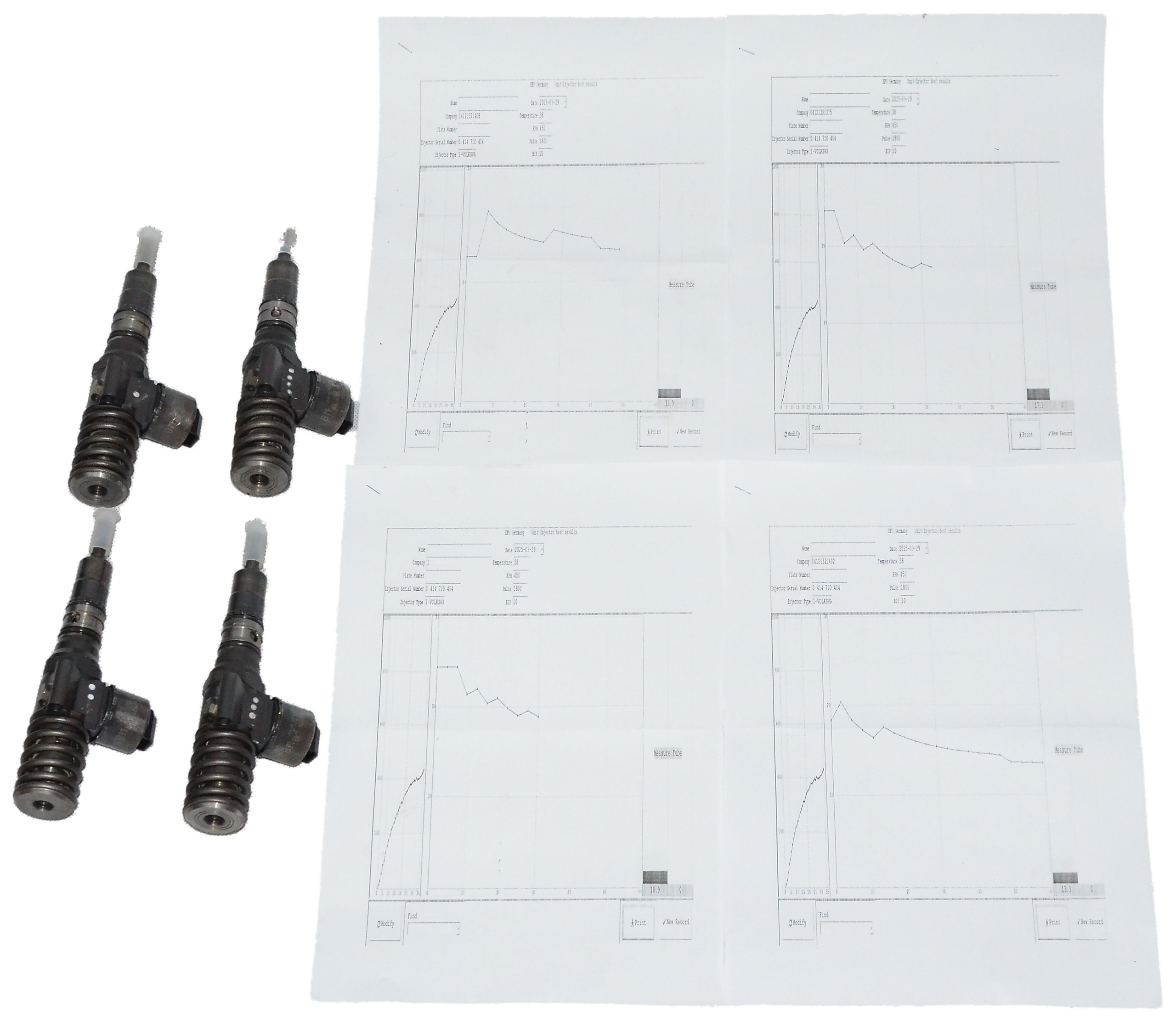 Wtryski VW Golf V Audi A3 A4 Seat Leon 2.0 TDI BKD AZV 03G130073G KOMPLET