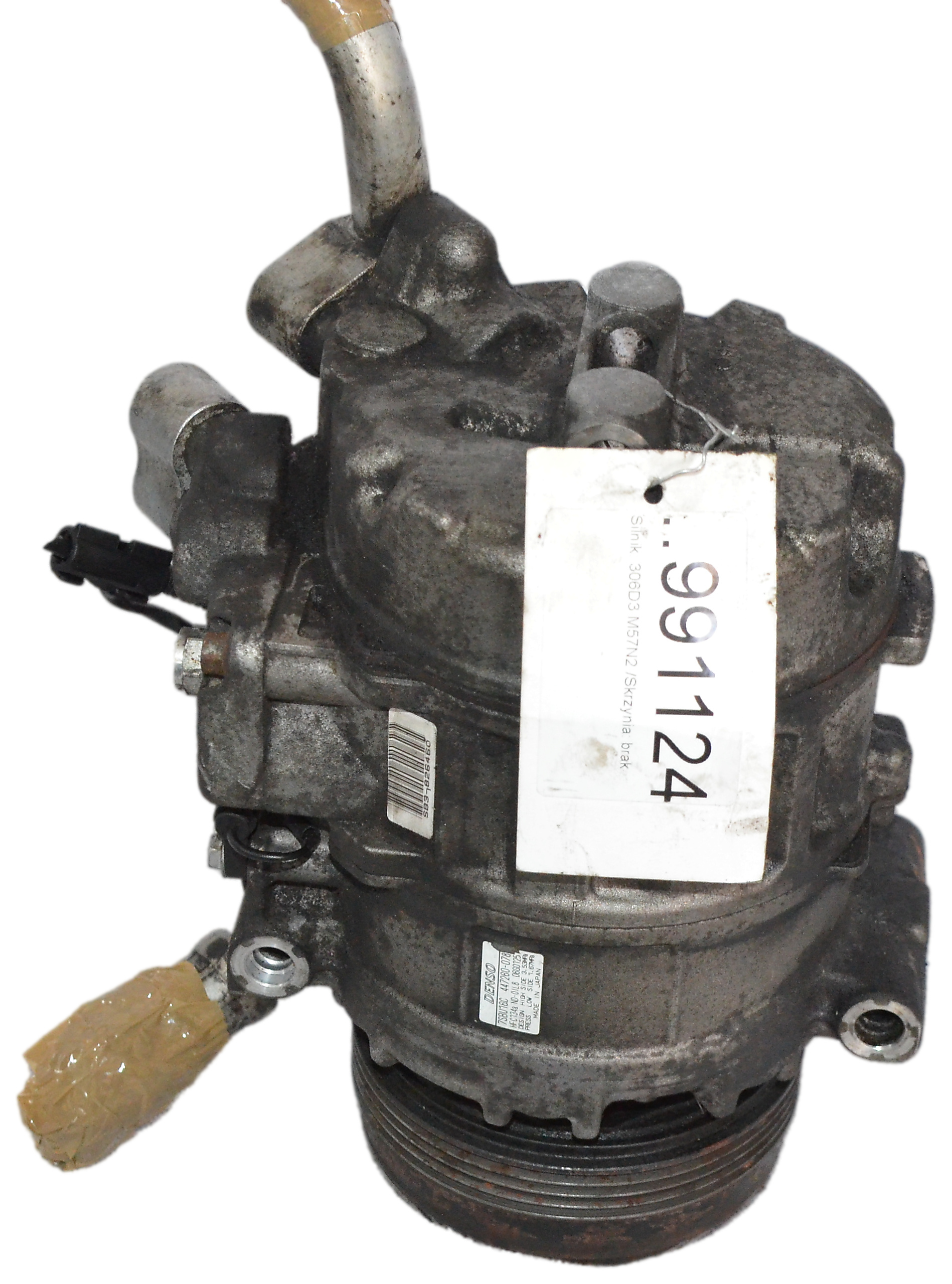 Sprężarka klimatyzacji BMW X3 E83 E60 E61 3.0d 306D3 M57 447260-0782 4 PK