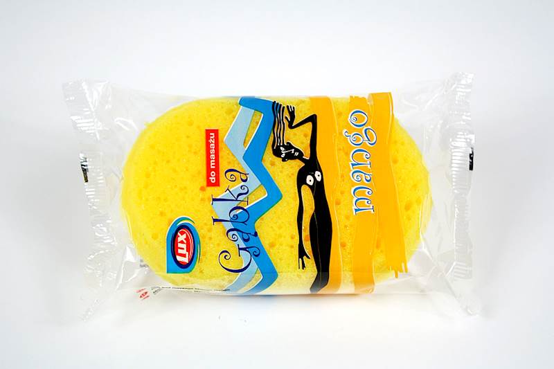 GĄBKA DO MASAŻU mango owal 7104