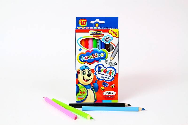 KREDKI BAMBINO GRUBE 10 KOL 0331 okr.