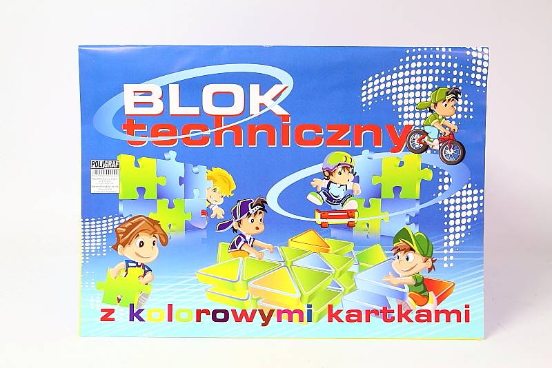 BLOK TECH A3 KOL.POLIG /10/ 0204
