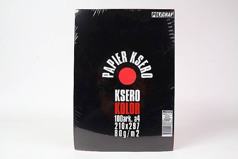 PAPIER KSERO KOLOR A4   czerw /100/   