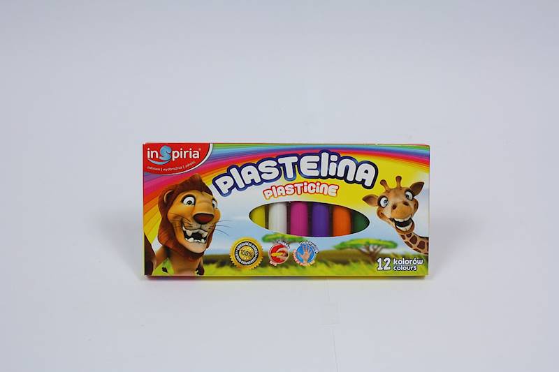 PLASTELINA 12 kol. SCH 3828 /60/ INSPIRIA