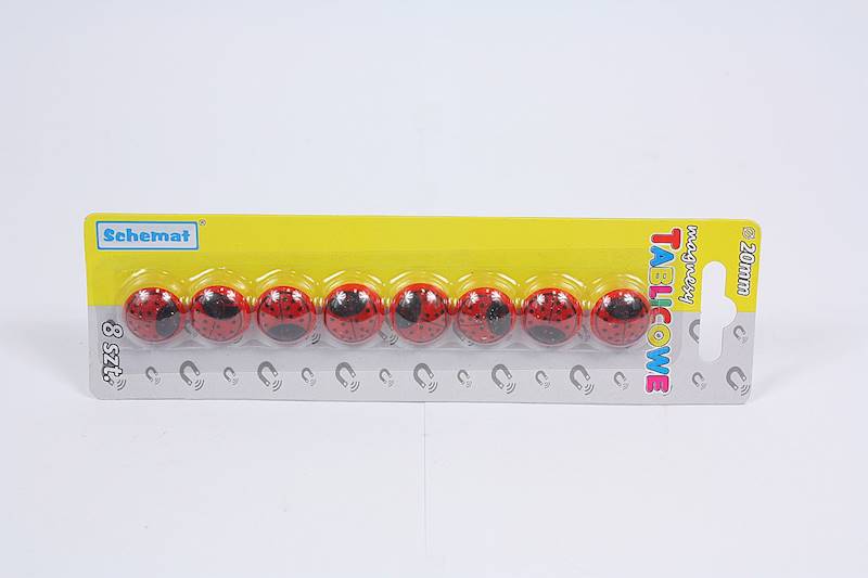 MAGNESY DO TABLIC 20mm 1589 A'8 BIEDRONKA