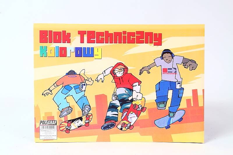 BLOK TECH A4 KOL.10k POLIG /10/ 0198