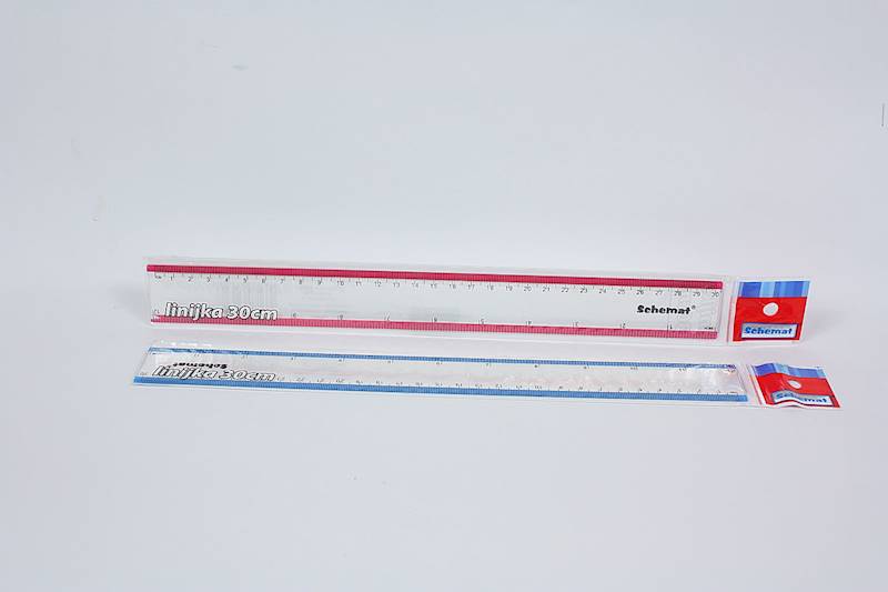 LINIJKA 30CM 1669 KOL  /10/