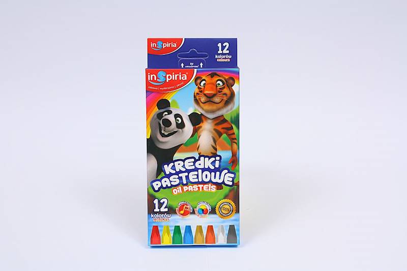 KREDKI 12K .PASTELOWE.OLEJNE  6566 INSPIRA