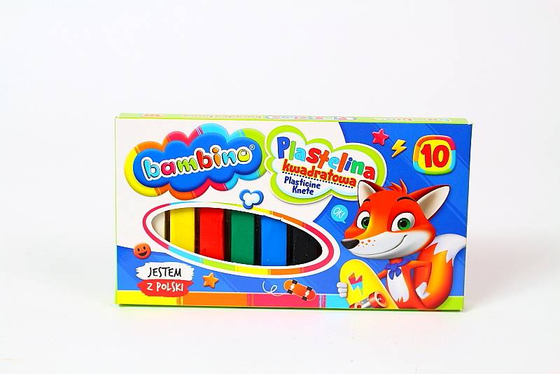 PLASTELINA 1Ok MAJ KWADR 2823