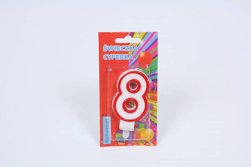 ŚWIECZKI CYFERKI 8 9306