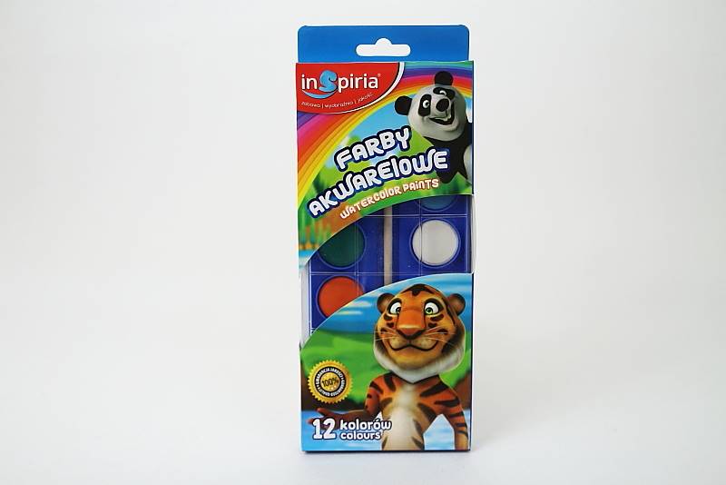 FARBY AKWARELOWE 12k 3236   /12/ inspiria