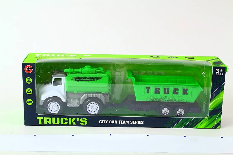 AUTO ŚMIECIARKA Z PRZYCZEPĄ 44289