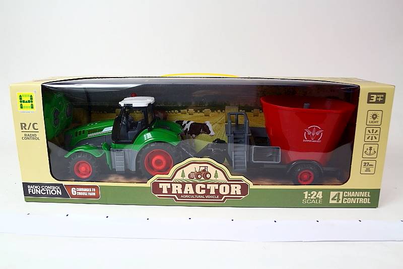 TRAKTOR Z PRZYCZEPA STER. PILOTEM Z ŁAD. 85948