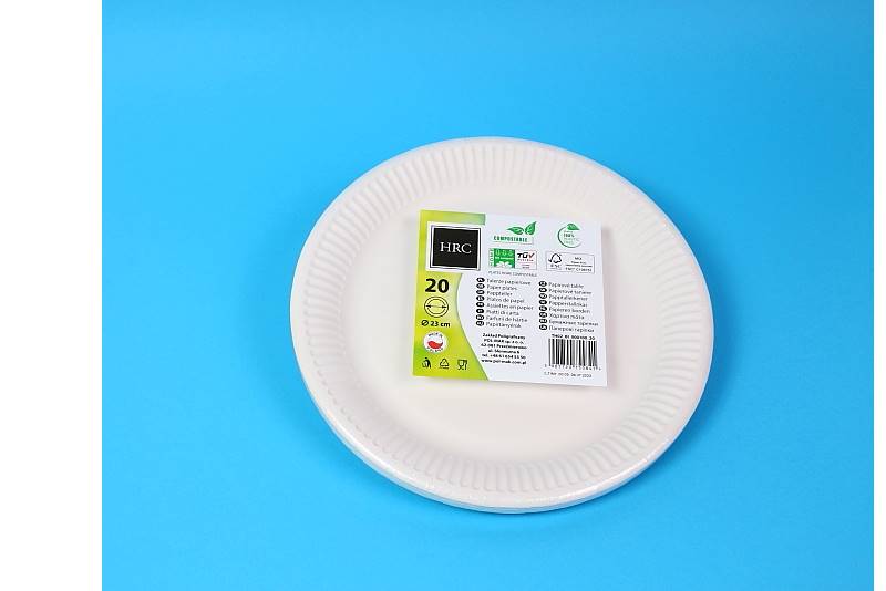 TALERZ PAPIEROWY 227mm OP.20SZT. 5841