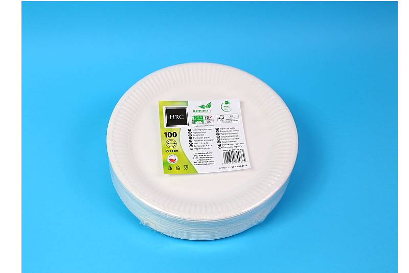 TALERZ PAPIEROWY 227MM OP.100SZT.
