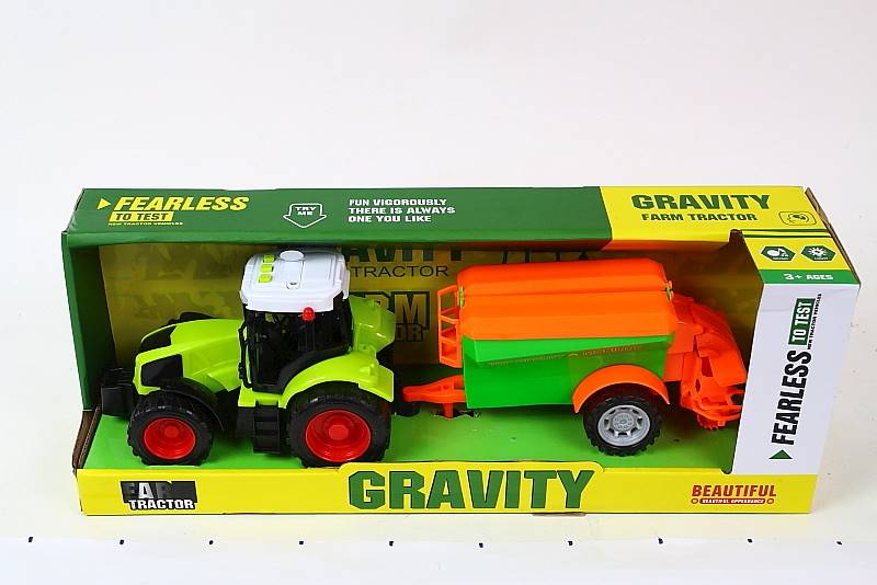 TRAKTOR Z MASZYNĄ ROLNICZĄ 19796 ŚW.DŹW.