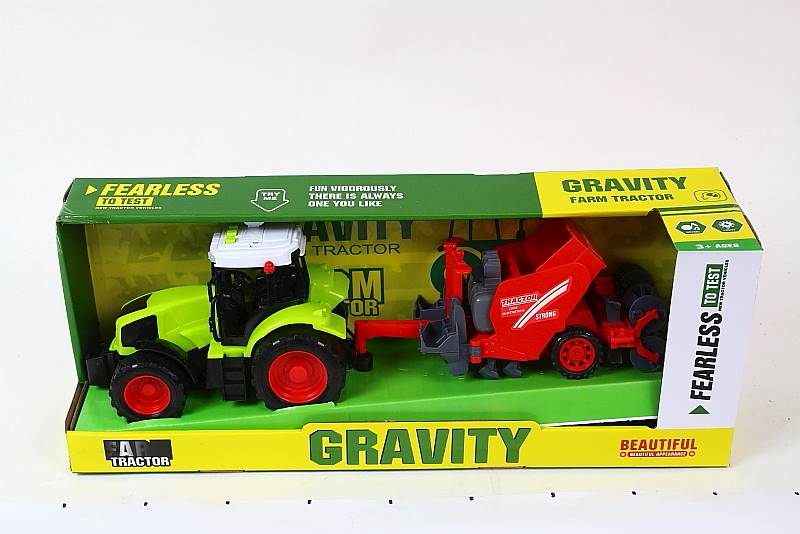 TRAKTOR Z MASZYNĄ ROLNICZĄ 19802 ŚW.DŹW.