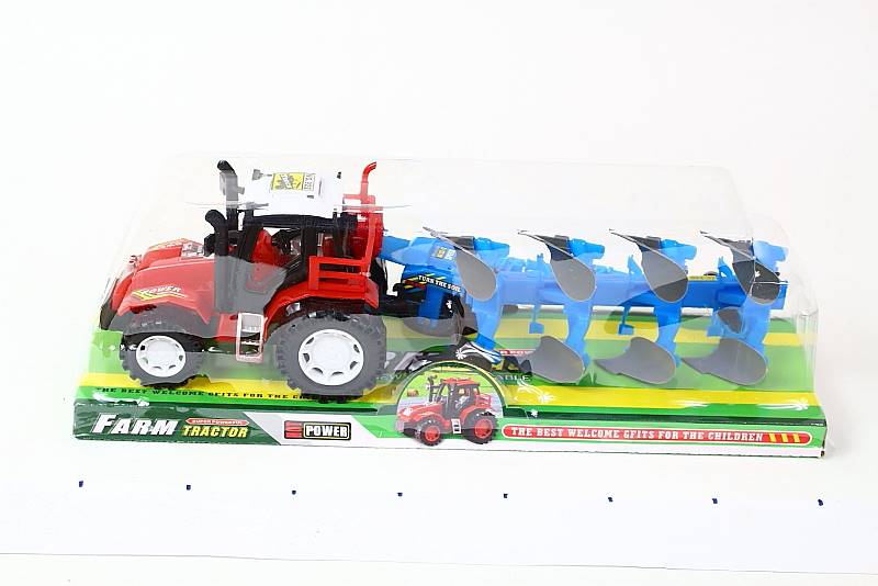 TRAKTOR Z MASZYNĄ ROLNICZĄ 38cm 13770