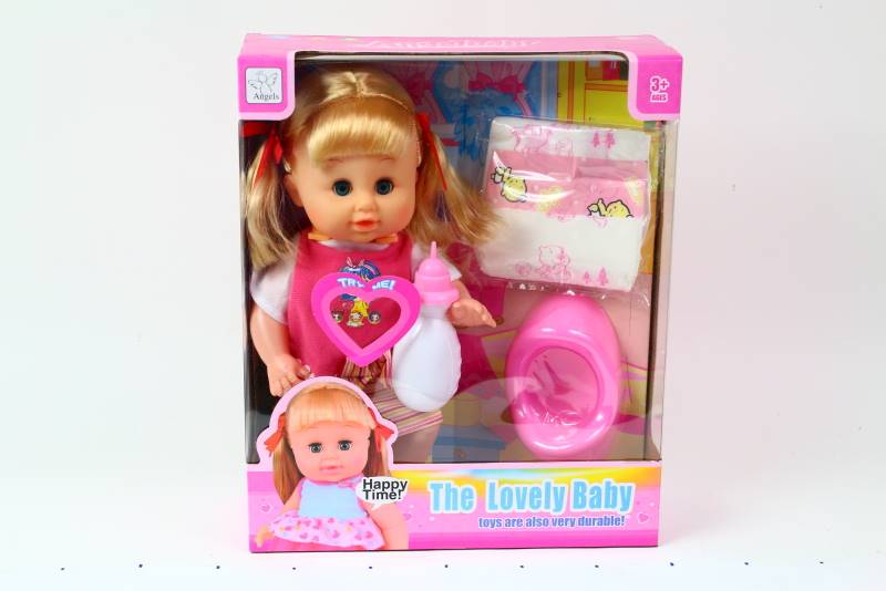 LALKA BOBAS 14"  64126  Z AKCES. I GŁOSEM 