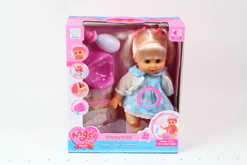 LALKA 14" z akces. i głos. 64256