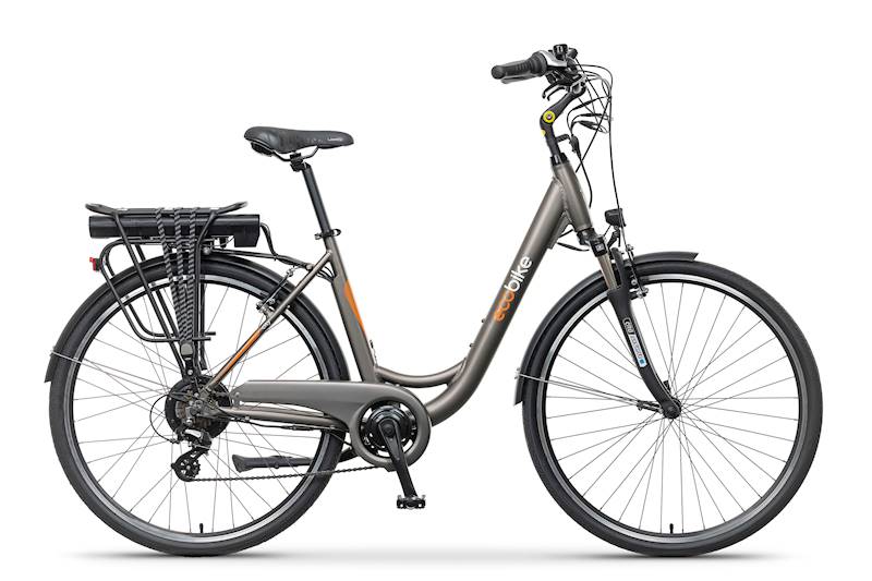 Rower Elektryczny Ecobike CITY L Grey 28 z baterią Greenwey 7,8Ah