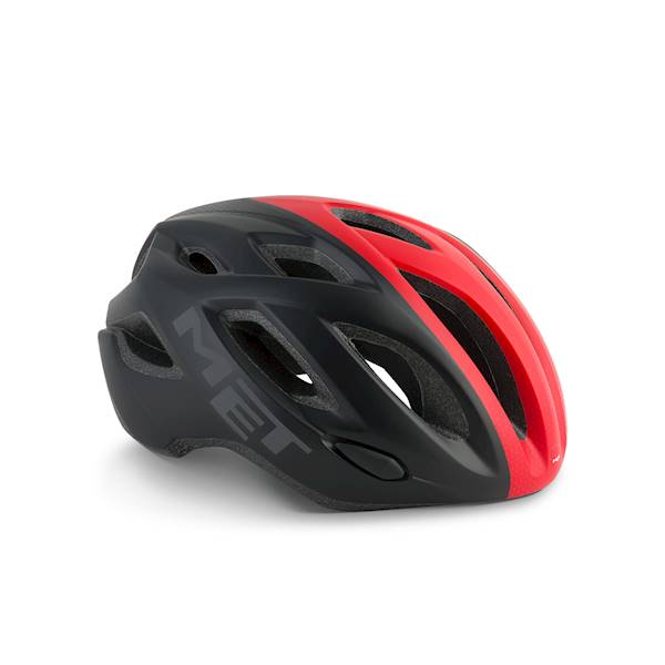 Kask Met Crossover XL czarno-czerwony 60-64cm