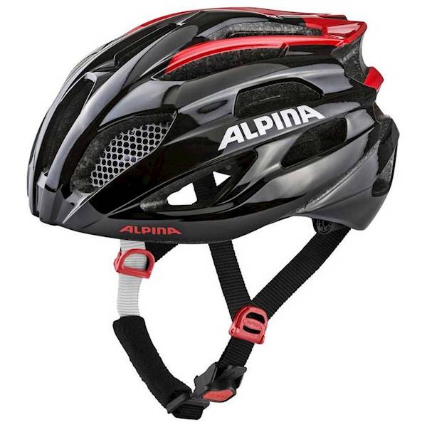 Kask Alpina FEDAIA BLACK - RED  53-58