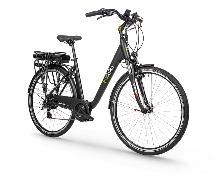 Rower elektryczny EcoBike Trafik Black PRO 28"  2021  bez baterii