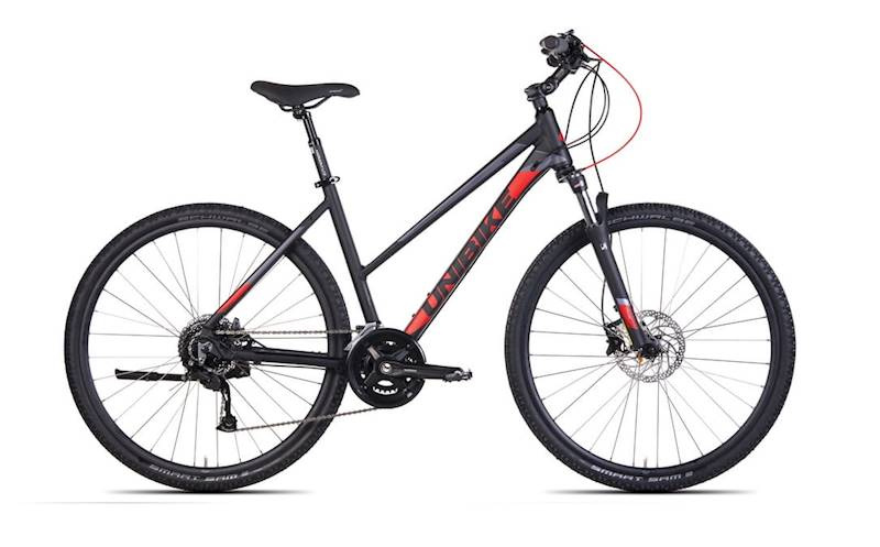 Rower Unibike Crossfire /D-19/  Czarno-czerwony 01