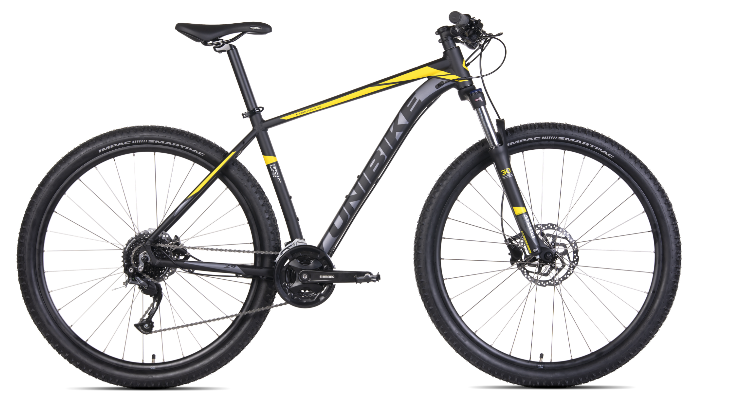 Rower Unibike Shadow 29/19/ Czarno-żół. 01  UNIBIKE9031252421