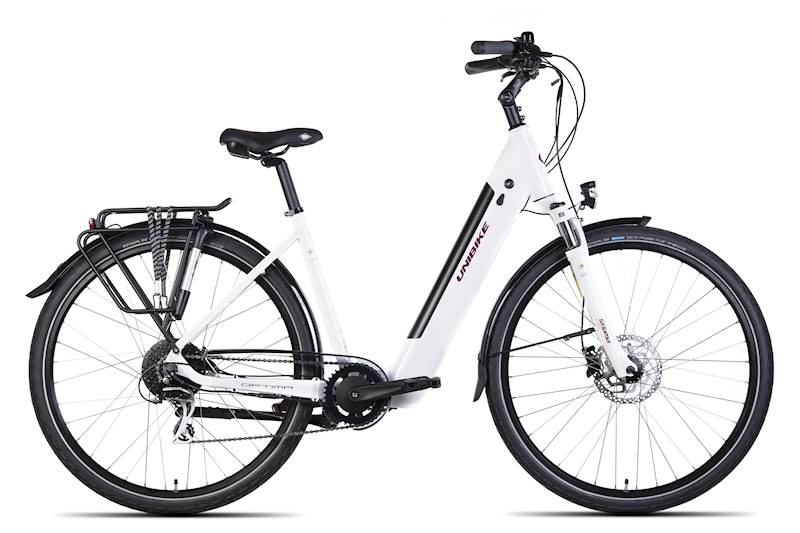Rower Unibike Elektry. Optima /D-19/Biały 2021  UNIBIKE9051321321  - z bater.