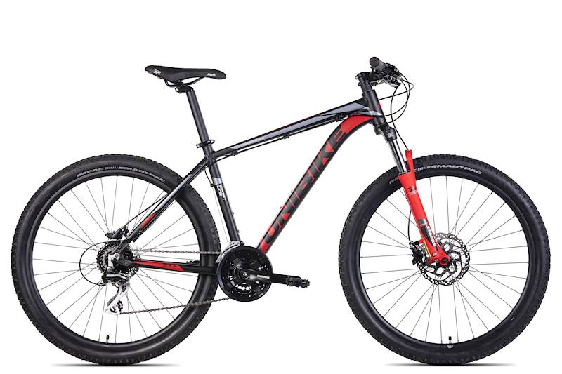Rower Unibike Mission 27.5/16/Czarno-czerw.  UNIBIKE9040011422  03