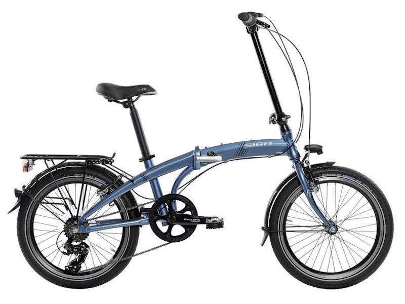 Rower Maxim składany SIGN 20" PR-KLR 07G CRISTAL BLUE METALIC
