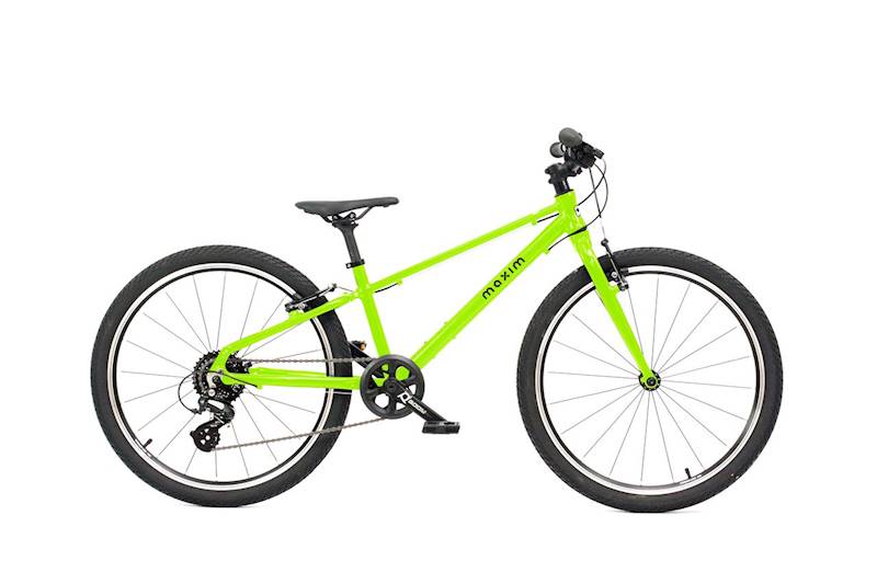 Rower Maxim ultralight 24" 7-S żółty neon błyszczący 